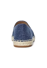 Cameryn Washed Denim Espadrille Flats
