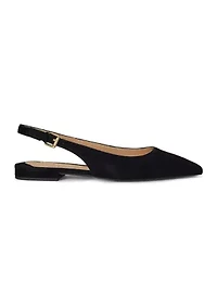 Londyn Suede Slingback Flats