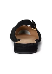 Londyn Suede Slingback Flats