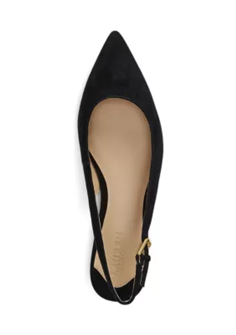 Londyn Suede Slingback Flats