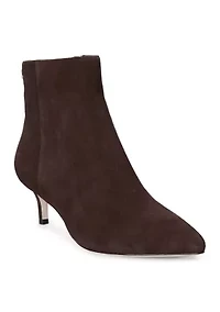 McKay Suede Bootie Heels