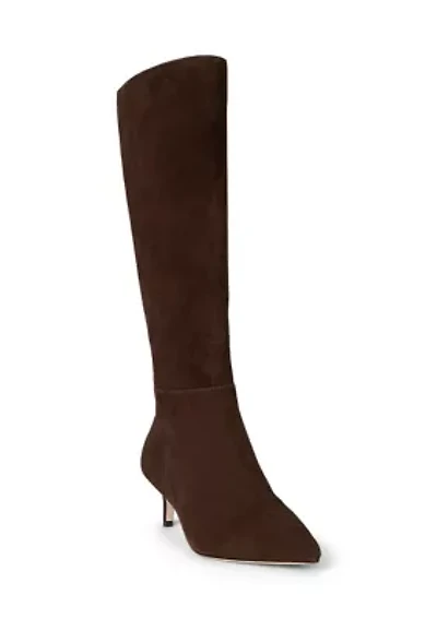 McKay Suede Tall Boot Heels