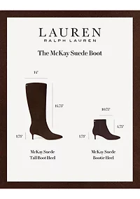 McKay Suede Tall Boot Heels