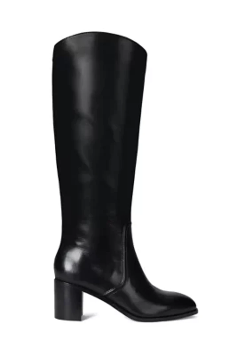 Charly Burnished Leather Tall Boots