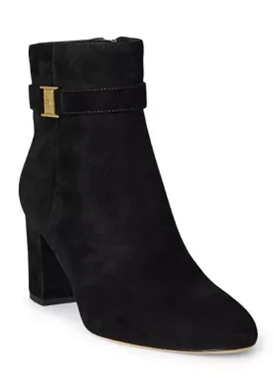 Kellie Suede Bootie Heels