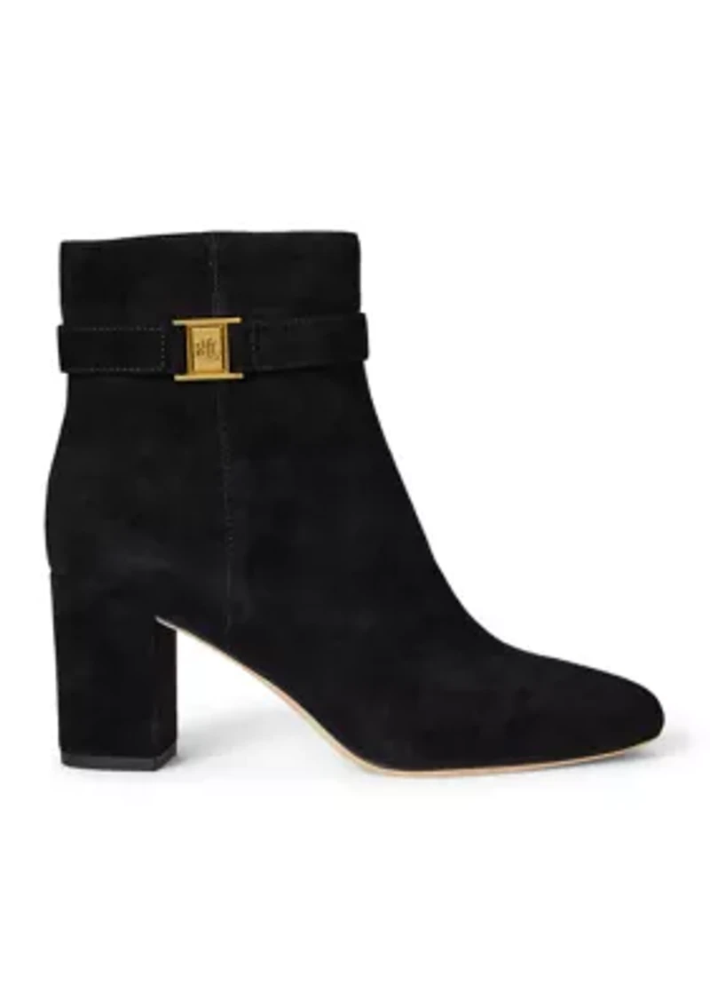 Kellie Suede Bootie Heels