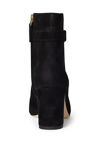 Kellie Suede Bootie Heels
