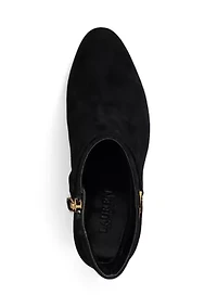 Kellie Suede Bootie Heels