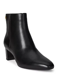 Demi Burnished Leather Booties