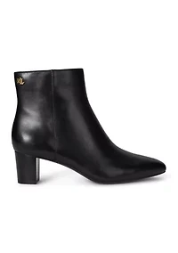 Demi Burnished Leather Booties