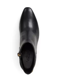 Demi Burnished Leather Booties