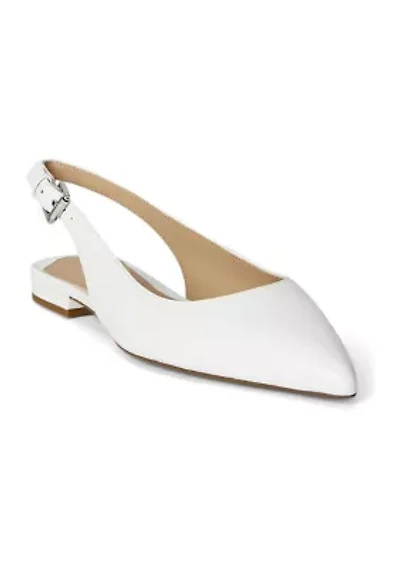 Londyn Suede Slingback Flats