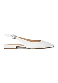 Londyn Suede Slingback Flats