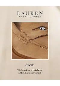 Marli Suede Penny Loafers