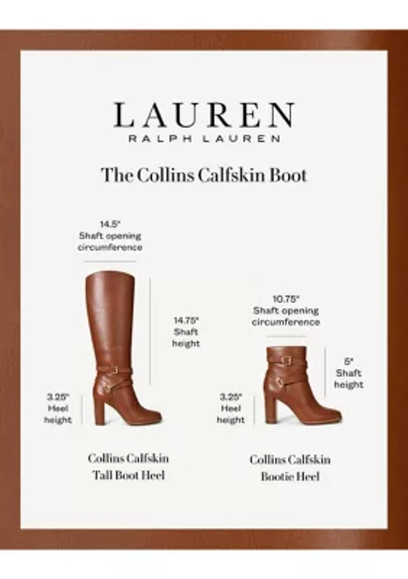 Collins Calfskin Bootie Heels