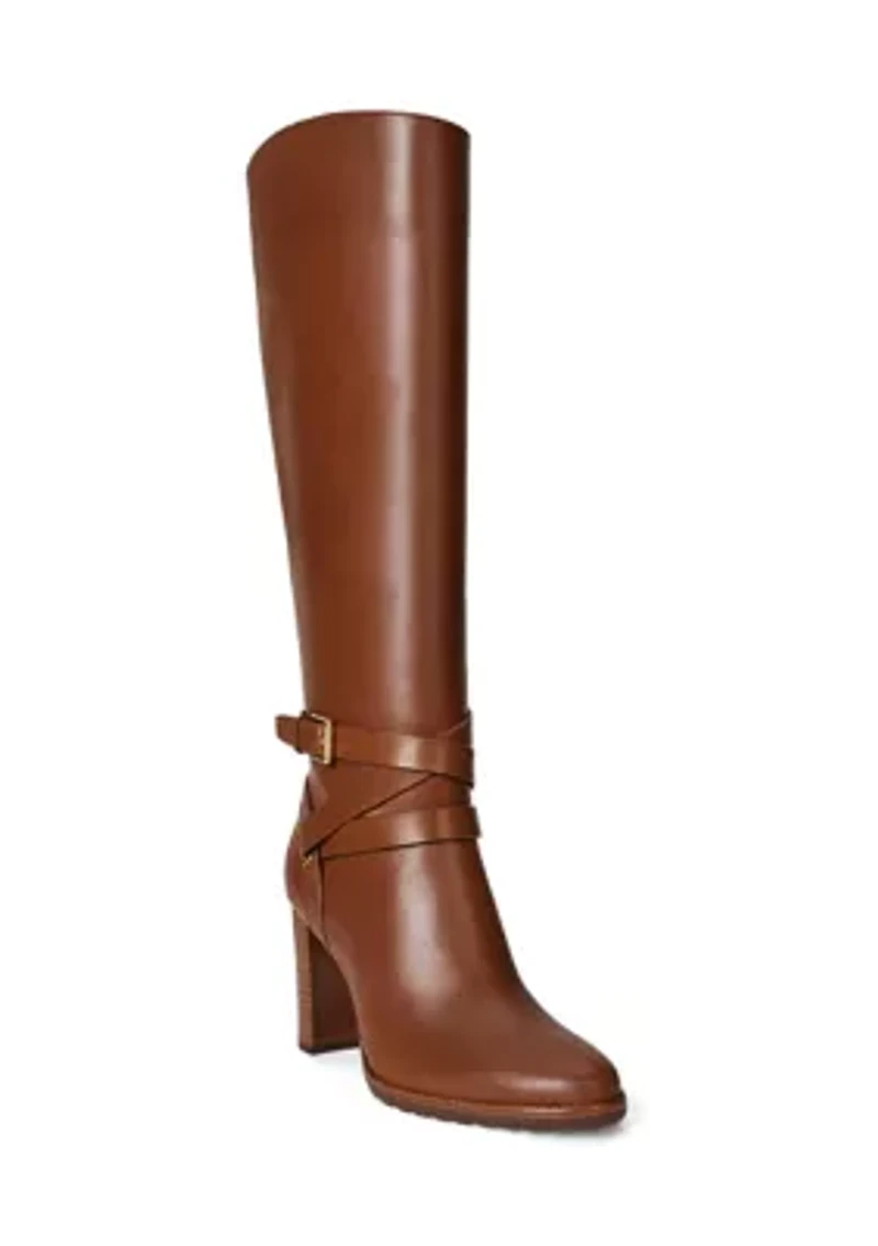 Collins Calfskin Tall Boot Heels