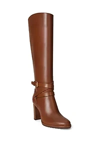 Collins Calfskin Tall Boot Heels