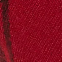 Corah Embroidered-Logo Plaid Pumps