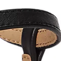 Lainee Mid-Heel Nappa Leather Sandals