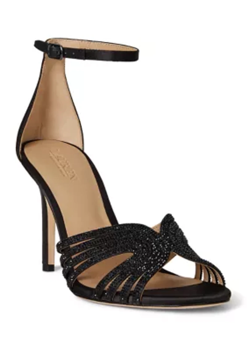 Allie Embellished Multi Strap Sandals