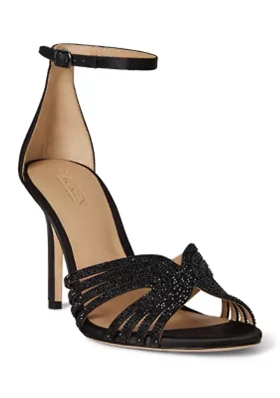 Allie Embellished Multi Strap Sandals