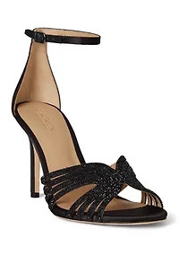 Allie Embellished Multi Strap Sandals