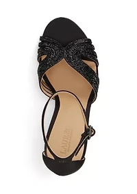 Allie Embellished Multi Strap Sandals