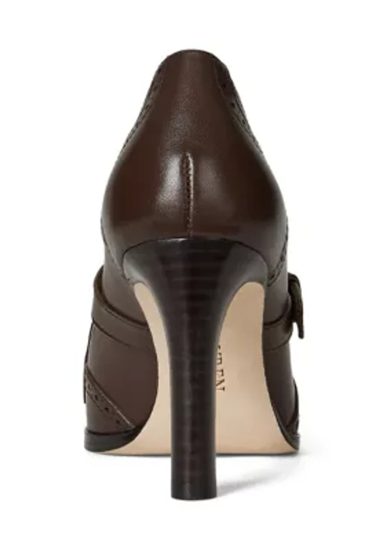 Colleen Perforated Calfskin Kiltie Pumps