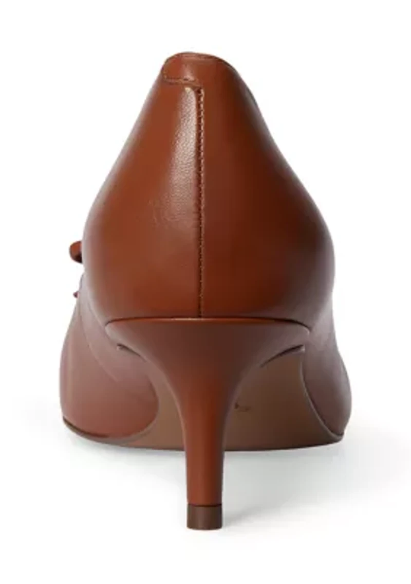 Adrienne Lace-Up Nappa Leather Pumps