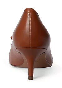 Adrienne Lace-Up Nappa Leather Pumps