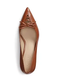 Adrienne Lace-Up Nappa Leather Pumps