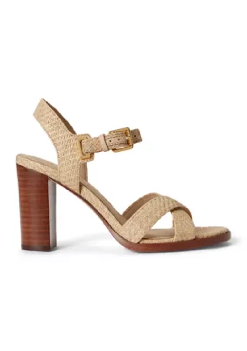 Emeryn Raffia Sandals