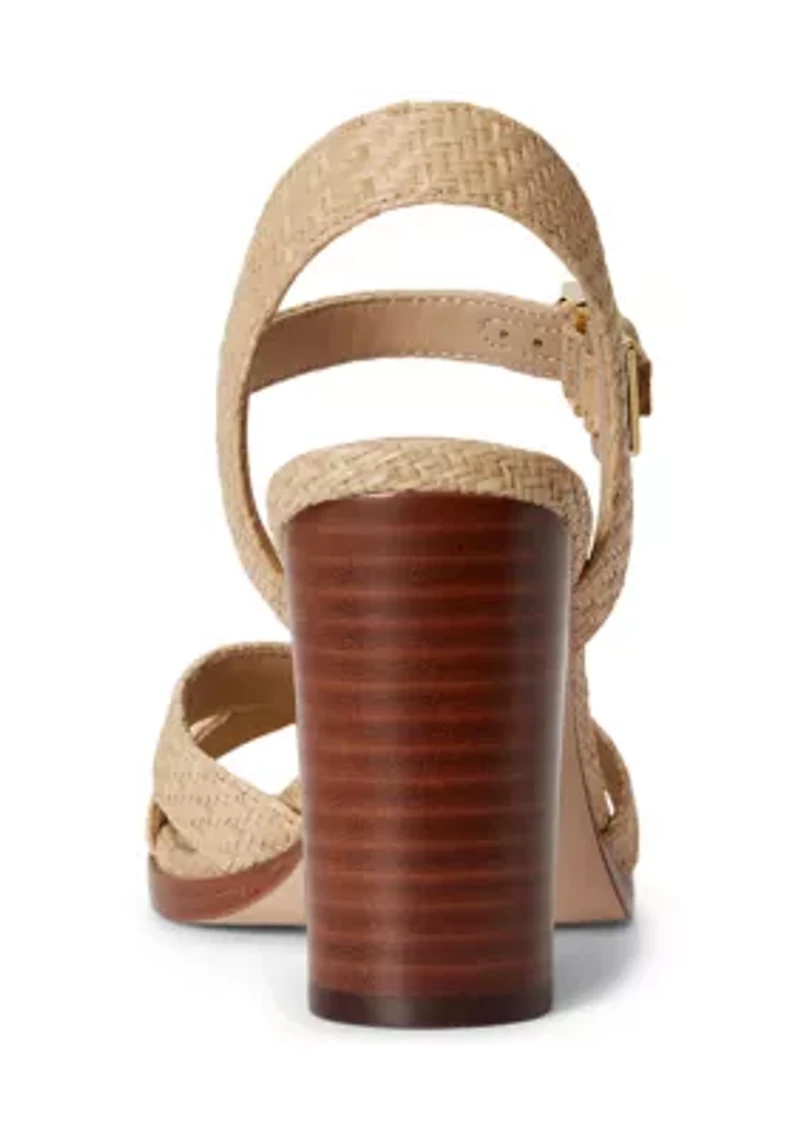 Emeryn Raffia Sandals