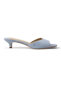 Francesca Suede Mule Sandals