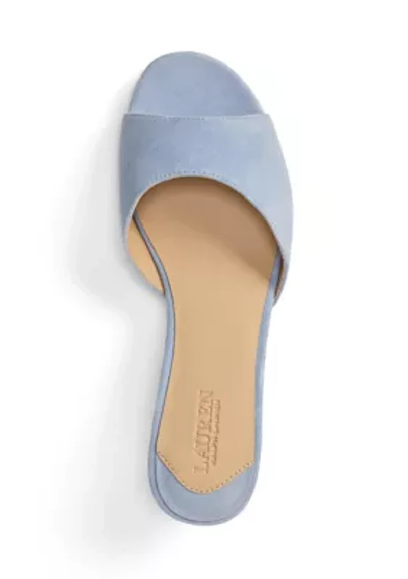 Francesca Suede Mule Sandals