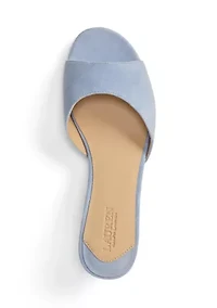 Francesca Suede Mule Sandals
