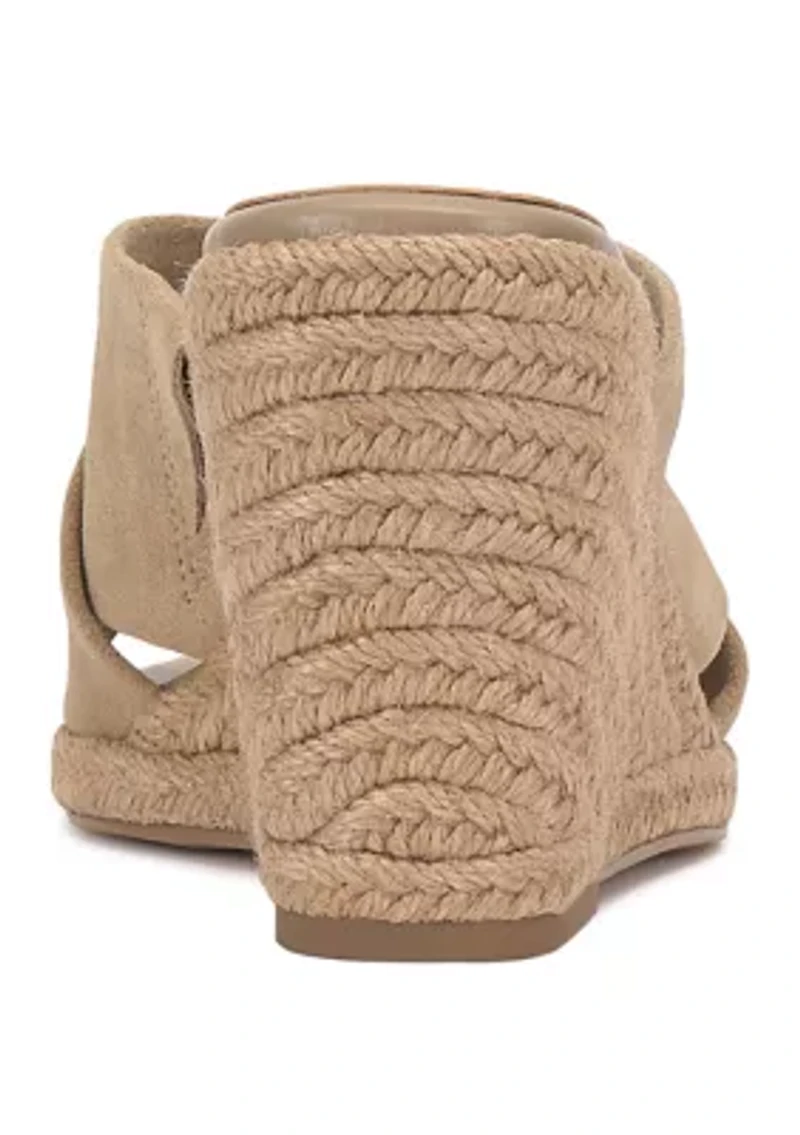 Fisella Wedge Crossover Sandals