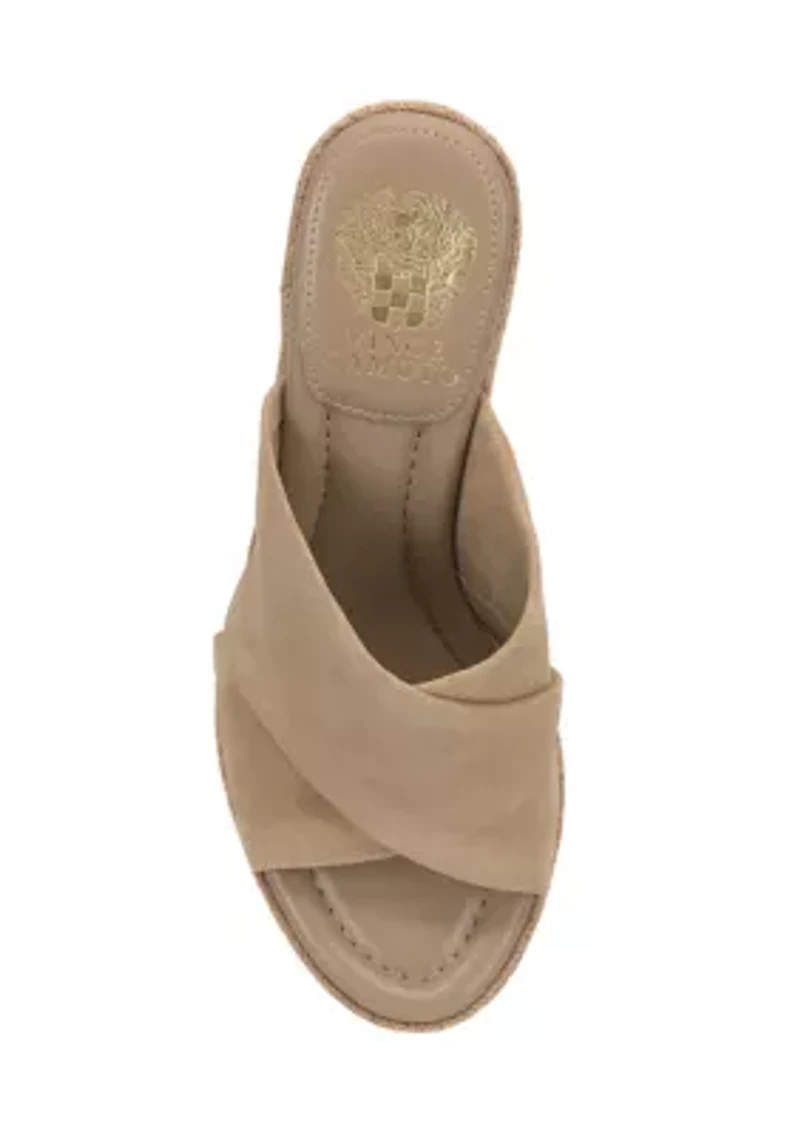 Fisella Wedge Crossover Sandals