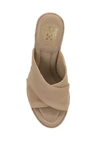 Fisella Wedge Crossover Sandals