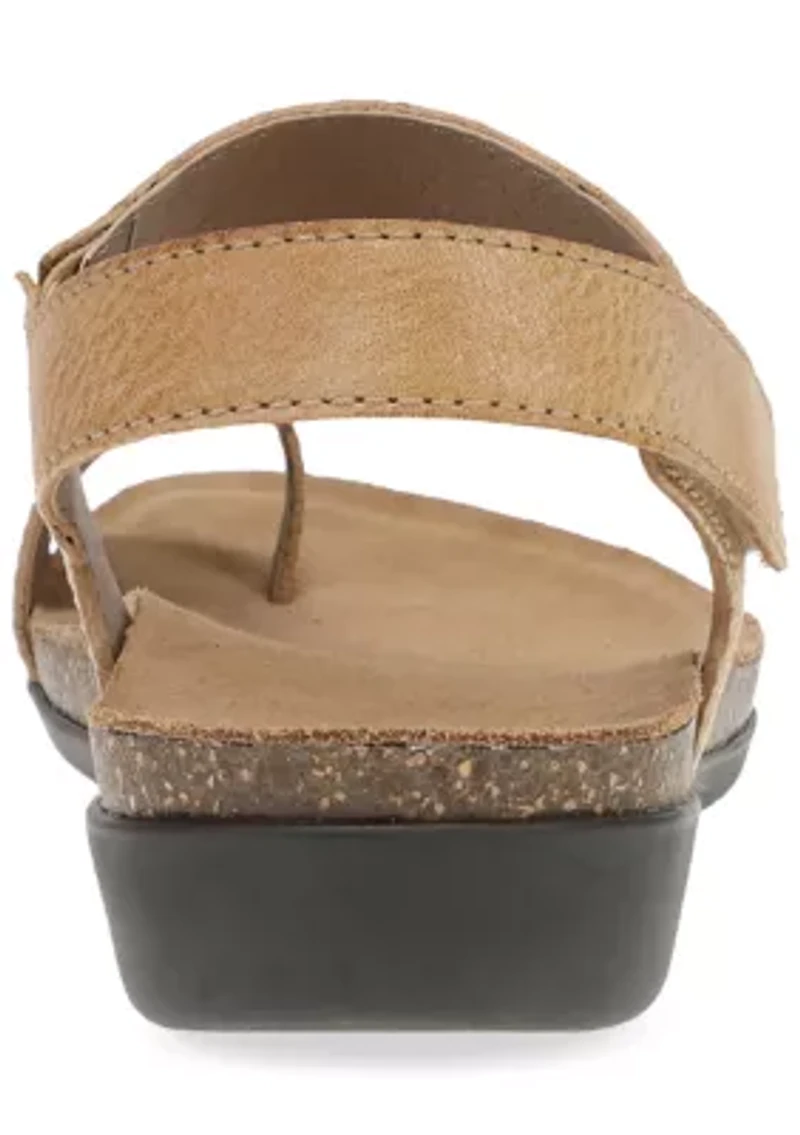 Reece Honey Distressed Sandals