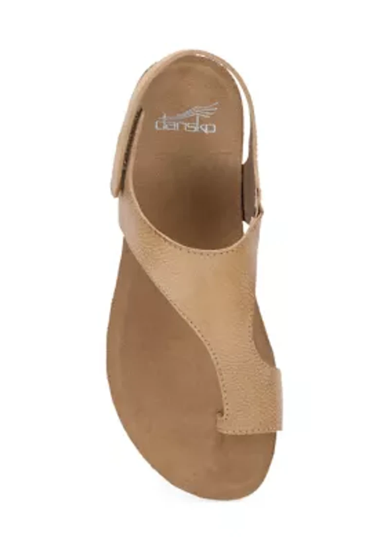 Reece Honey Distressed Sandals