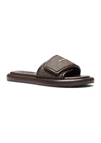 Suki Flat Slide Signature Canvas Sandals