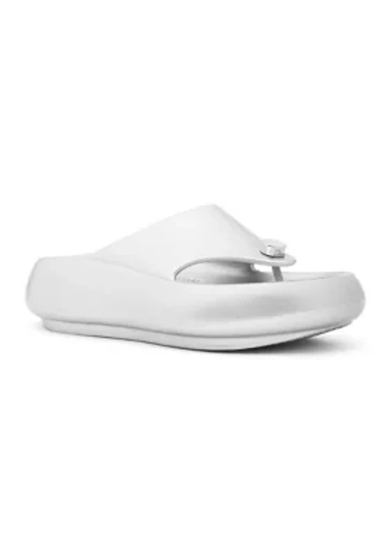 Splash Platform Thong Flip Flop Sandals