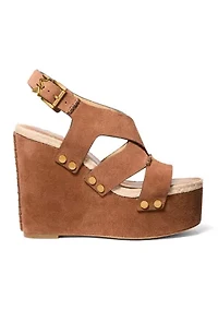 Raven Wedge Sandals