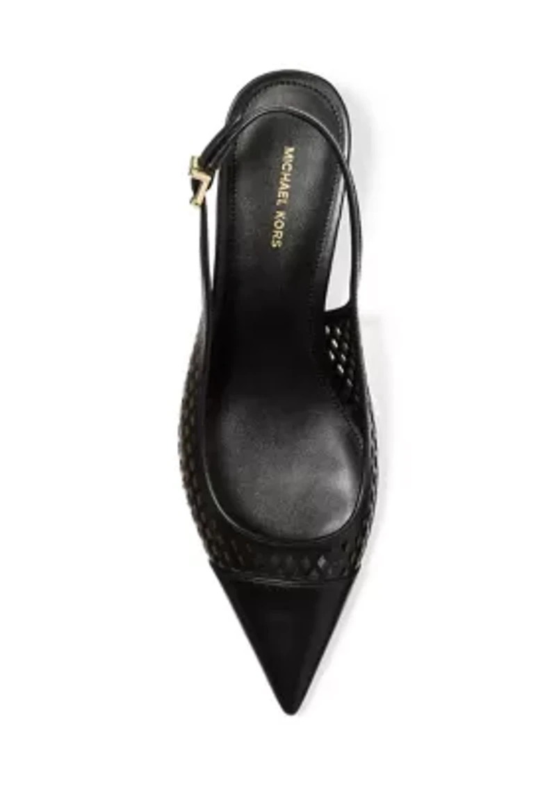 Amra Toe Cap Sling Pumps