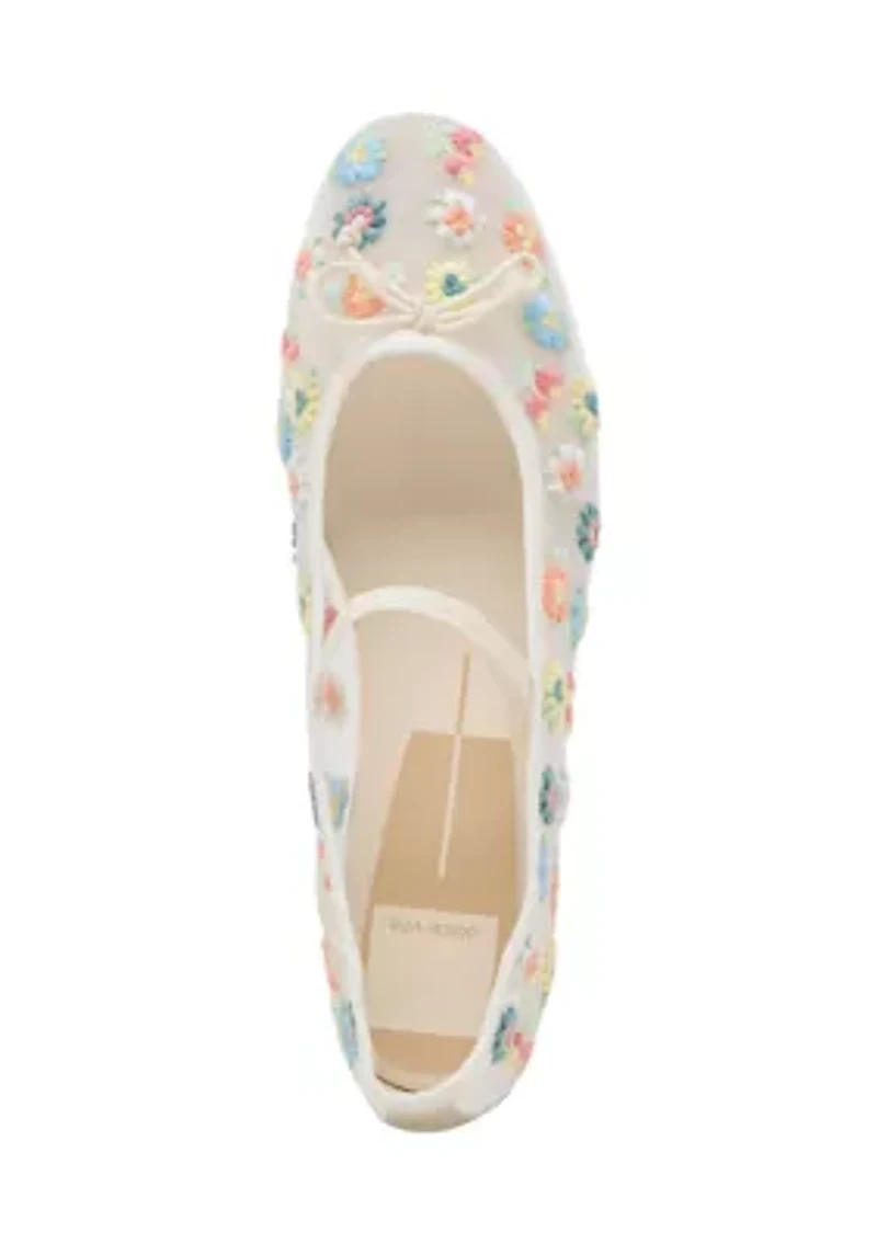 Cadel Floral Flats
