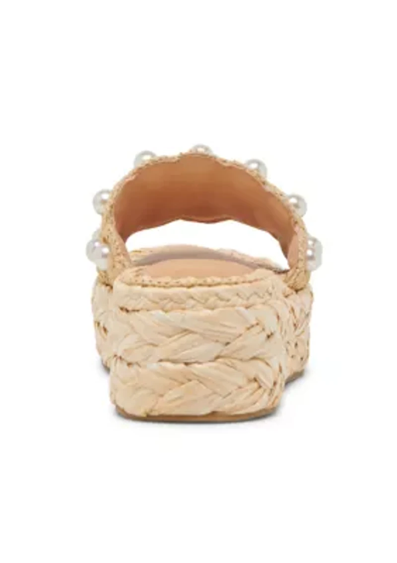 Caper Pearl Platform Sandals