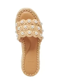 Caper Pearl Platform Sandals