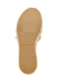 Caper Pearl Platform Sandals