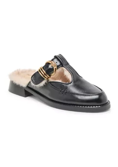 Harlah Plush Mule Loafers